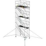 MUNK Rollgerüst SG 1,35 x 2,45 m mit Schrägaufstiegen Ausleger Plattformhöhe