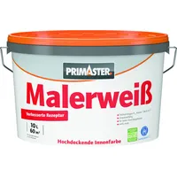 Primaster Wandfarbe Malerweiß weiß matt 10 l