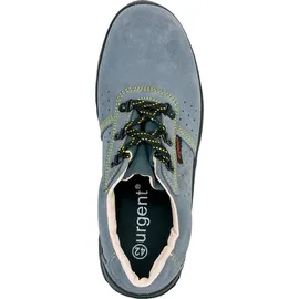 Urgent Arbeitsschuhe Sicherheitsschuhe Halbschuh Schutzschuhe Stahlkappe S1 NEU (205S1) Gr. 45 - Grau - 45