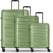 Redolz Essentials 10 Koffer-Set 3-tlg. grün/metallic