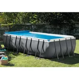 Intex Planenaufroller 274 - 488 cm grau/weiß 28051
