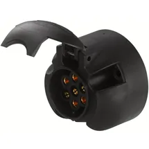 Hella 8JB 006 462-001 Steckdose - 24V - 7-polig - Stecker: Flachstecker - schwarz