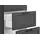 kochstation Winkelküche L-Form 240 x 420 cm grau