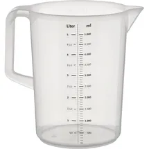 APS Messbecher 5,0 Liter, transparent