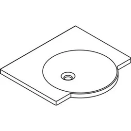Hewi Mineralguss-Waschtisch 60 x 55 cm