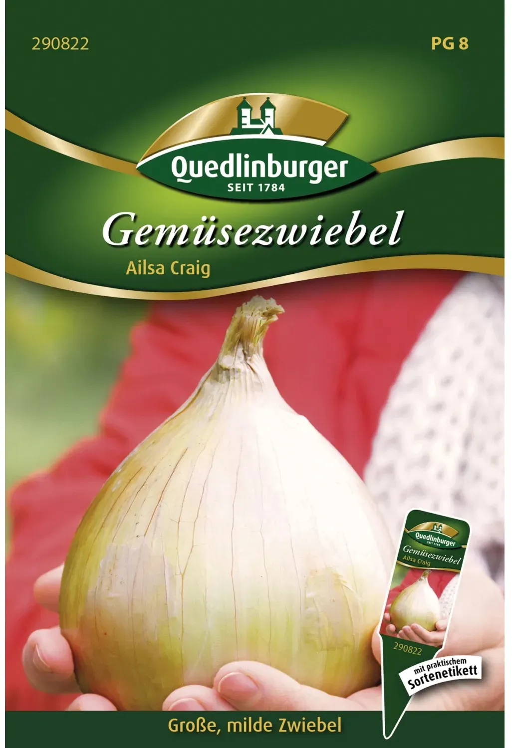 Preisvergleich Produktbild Quedlinburger Gemüse Zwiebel ''Ailsa Craig''