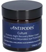 Antipodes Culture Gel Crème de Nuit Réparateur aux Probiotiques Gel(S) 60 ml