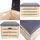 Creative Deco Sitzhocker gepolstert 50 x 40 x 35 cm Beige