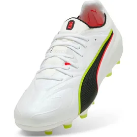 Puma King 20 Ultimate AG/FG Herren PUMA White/Glowing Red/Yellow Alert 43
