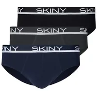 Skiny Herren Brasil Slip 3er Pack "Every Day In Cotton Multipack"