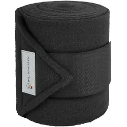 Waldhausen Fleecebandage Basic 4erSet Pony - schwarz - PON