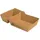 Papstar Pommes-Frites-Trays Pappe 3,5 cm x 16,5 cm x 9 cm 80 St. Braun