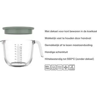 Mepal Messbecher Chef it 1000 ml Glas Salbei