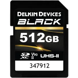 Delkin Devices Delkin BLACK UHS-II Rugged SD Card (V90) 512 GB