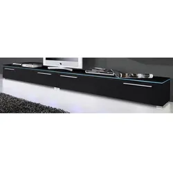 Lowboard HÖLTKEMEYER "Line TV-Board, TV-Schrank", schwarz, Sideboards, Breite 150 cm