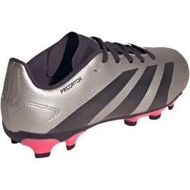 adidas Predator League Kids MG Platinum Metallic / Aurora Black / Turbo 36 2/3