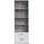 Forte Lupo Regal 34,8 x 60,2 x 187,9 cm grau