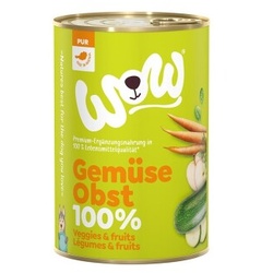 WOW Pur Adult Gemüse Obst 6x400g