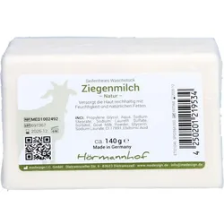 SEIFENFREIES Waschstück Ziegenmilch natur 140 g