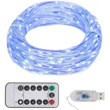 vidaXL LED-Lichterkette 300 LEDs 30 m Blau