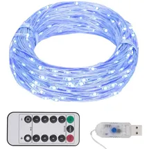 vidaXL LED-Lichterkette 300 LEDs 30 m Blau