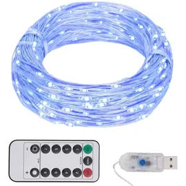 vidaXL LED-Lichterkette 300 LEDs 30 m Blau