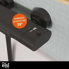 Eisl CARNEO Wannenfüllarmatur Schwarz matt