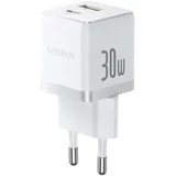 OEM Baseus Palm 30w Usb-c/usb-a-wandladegerät – Weiß
