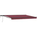 vidaXL Manueller Markisenrahmen 4,5 x 3,5 m grau