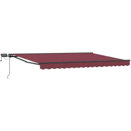 vidaXL Manueller Markisenrahmen 4,5 x 3,5 m grau