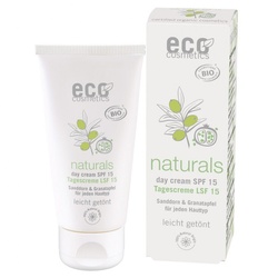 Eco Cosmetics Gesichtscreme LSF15 leicht getönt