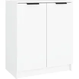 vidaXL Schuhschrank 59 x 70 x 35 cm weiß / weiß