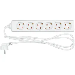 REV 0512362555 Steckerleiste, Mehrfachsteckdose 6fach, Kabel 1,4m, max. 3500W  1 Stück