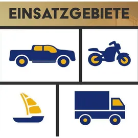 MCS Cargo Security Spanngurte 4er Set 25 mm breit 4,5 m bis 800 kg