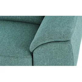 Smart Ecksofa Valencia ¦ türkis/petrol ¦ Maße (cm): B: H: 90 T: 173.0