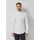 s.Oliver Tailored Fit: Langarmhemd aus Edeljersey mit All-over-Print - weiß - 42