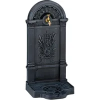 Relaxdays Standbrunnen Antik grau