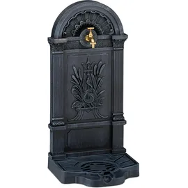 Relaxdays Standbrunnen Antik grau