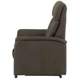 Nils Olsen Fernsehsessel Agda Mikrofaser 87 x 106 x 85 cm Braun elektrisch