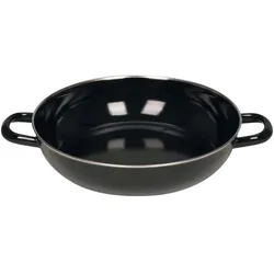 Riess Schmortopf Pfanne Ø28 cm Schwarz Emaille Induktion