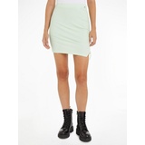 Tommy Jeans Minirock »TJW GATHERING RIB MINI SKIRT«, Gr. XL (42), Opal Green, , 48073454-XL