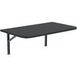 AKKE Klapptisch Wandklapptisch Esstisch - Klappbar Faltbar Platzsparend - Abgerundete Ecken - 120cm x 60cm - Anthrazit