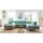 miuform Wohnlandschaft Webstoff 330 cm türkis/Petrol
