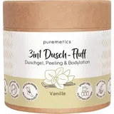 Puremetics Pflege 3in1-DuschpflegeDusch-Fluff Vanille 250 g (59,80 € | 1 kg)