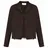 Cartoon Strickjacke Damen mit Fransen Braun 40