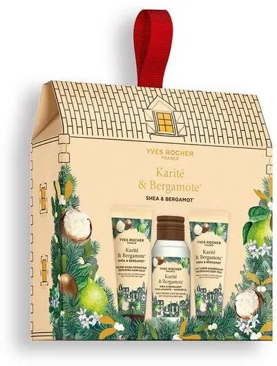 Yves Rocher - Pflegeset mit Produkten aus Sheabutter und Bergamotte