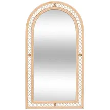 Atmosphera - Bogenspiegel Anahi Rattan braun 87x47cm