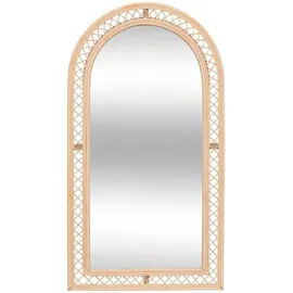 Atmosphera - Bogenspiegel Anahi Rattan braun 87x47cm