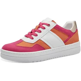 Marco Tozzi Plateausneaker - Freizeitschuh, Halbschuh, Schnürschuh in veganer Verarbeitung, bunt