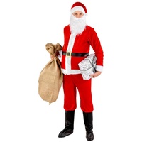 dressforfun Engel-Kostüm Herrenkostüm Weihnachtsmann rot S - S